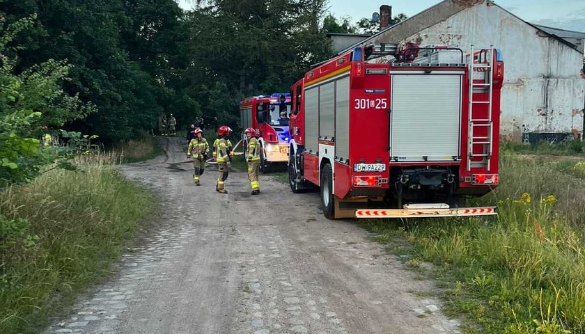 Pożar pałacu w Świniarach, Wrocław 16.06.2024