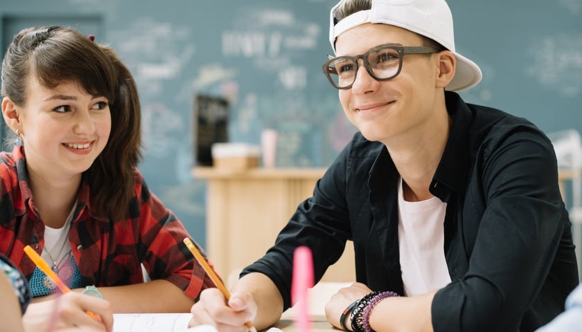 Uczniowie na lekcji / zdjęcie ilustracyjne