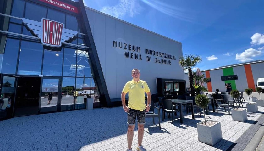 Tomasz Jurczak, założyciel Muzeum Motoryzacji w Oławie