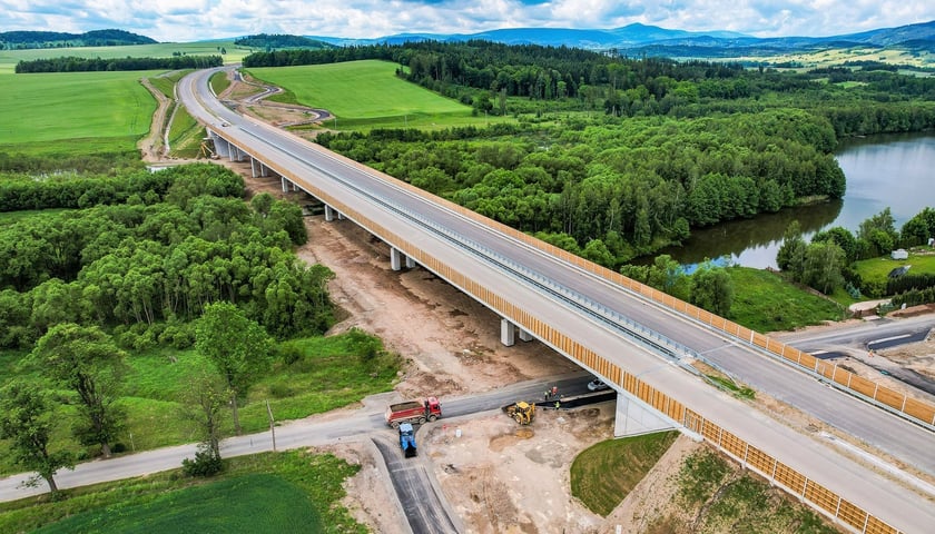 Fragment S3 Bolków – Kamienna Góra, czerwiec 2024
