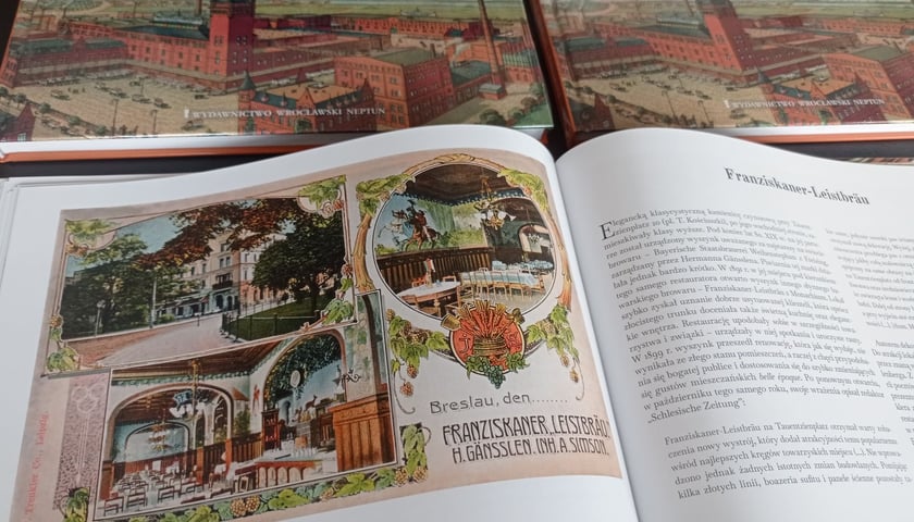 Album "Wrocławskie browary i piwiarnie" wydawnictwa Wrocławski Neptun