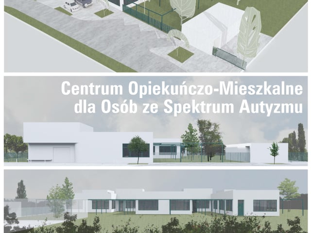 Wizualizacja Centrum Opiekuńczo-Mieszkalnego przy ulicy Morawskiej