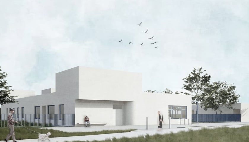 Wizualizacja Centrum Opiekuńczo-Mieszkalnego przy ulicy Morawskiej