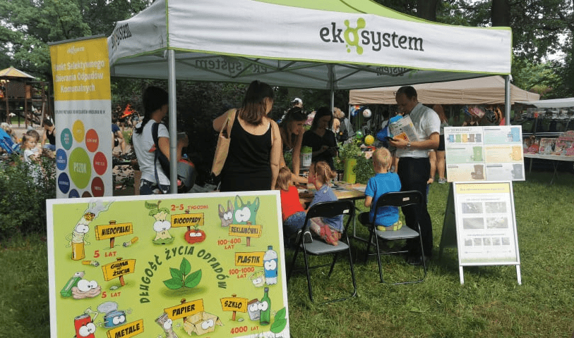 Stoisko piknikowe Ekosystemu, zdjęcie ilustracyjne
