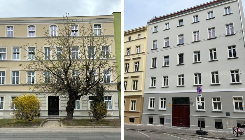 Kamienica przy ul. Czajkowskiego i przy Komuny Paryskiej we Wrocławiu