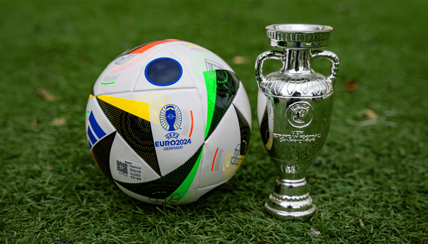 Piłka i puchar - Euro 2024