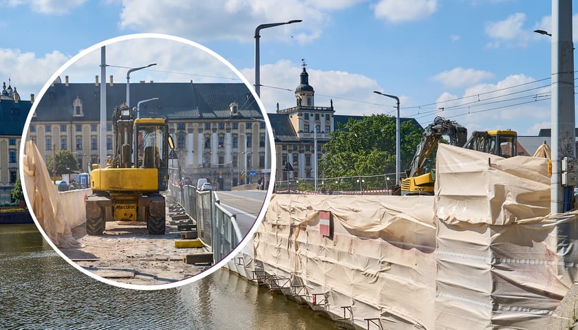 Mosty Uniwersyteckie pokryły rusztowania. Zobacz, co się teraz dzieje na budowie! 