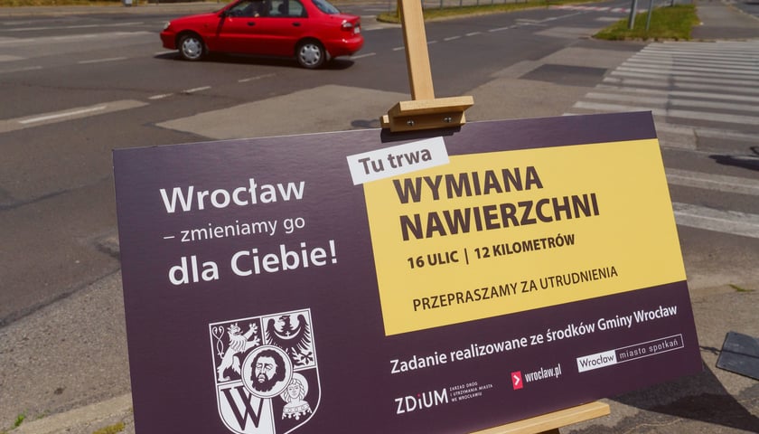 ZDiUM startuje z letnią edycją szybkich wymian nawierzchni nazwanych programem "Wrocław na dobrej drodze"
