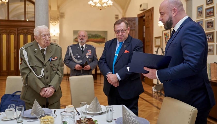 Witold Sokołowski, spotkanie z prezydentem Wrocławia Jackiem Sutrykiem