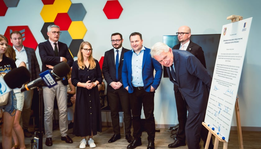 Interesariusze partnerstwa na rzecz jakości obsługi towarowej w historycznym centrum miasta Wrocławia 17 lipca 2024 r. 