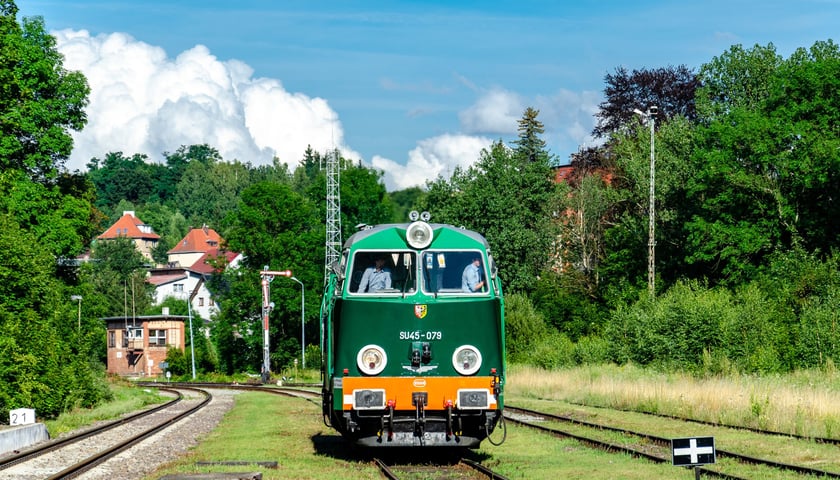 Zielona lokomotywa