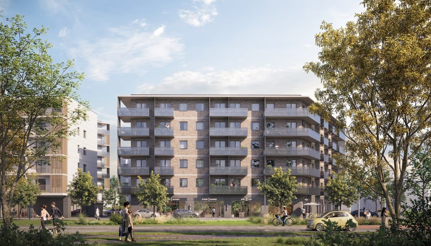 Wizualizacja budynku Nowe Promenady