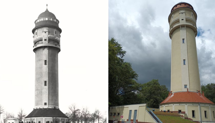 Wieża w Leśnicy – na zdjęciach przed wojną i widok obecny