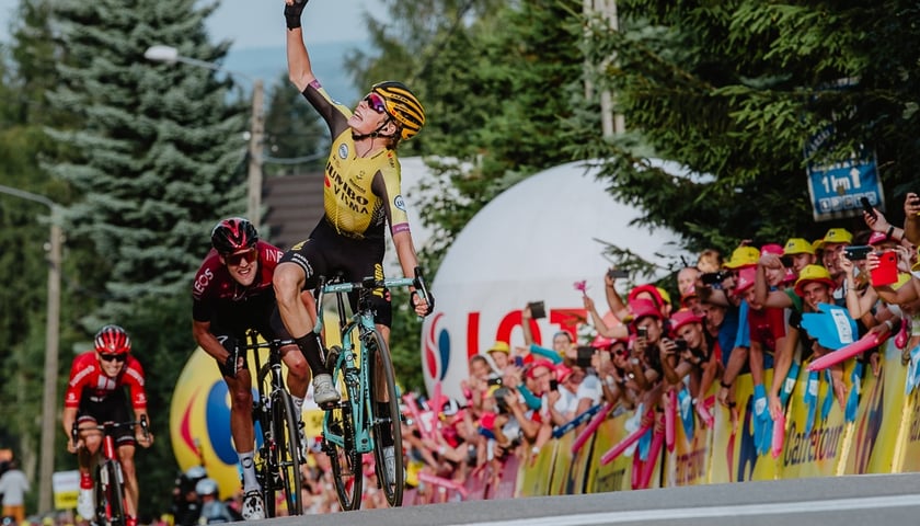Jonas Vingegaard na trasie TdP