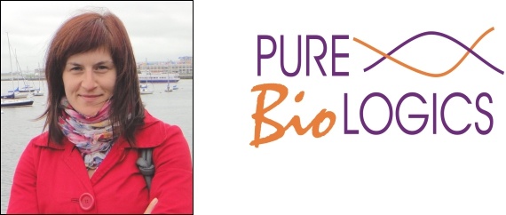 Logo firmy Pure BioLOGICS.