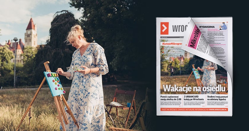 Malowanie w parku Tołpy
