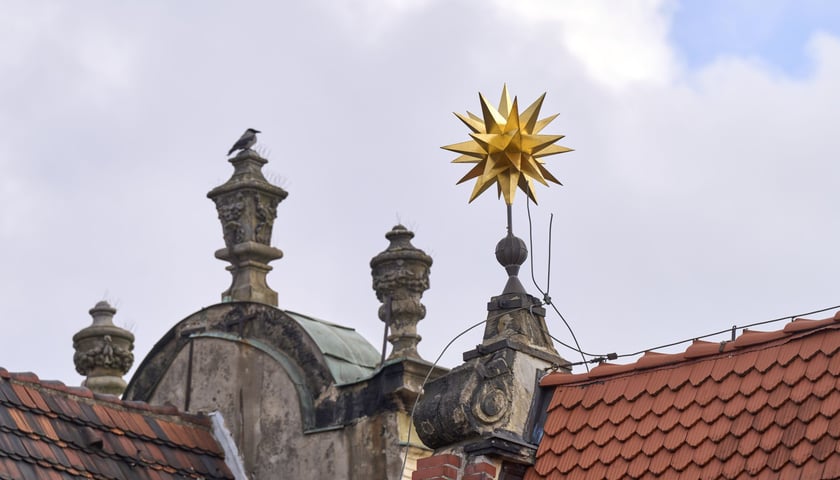 Dachy wrocławskich kamienic na Starym Mieście