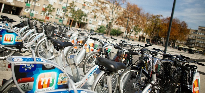 wypożyczalnia rowerów miejskich