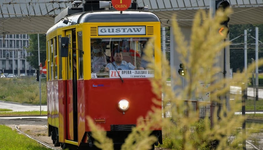 Zabytkowy tramwaj Gustaw
