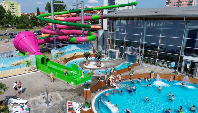 Aquapark przy ul. Borowskiej we Wrocławiu