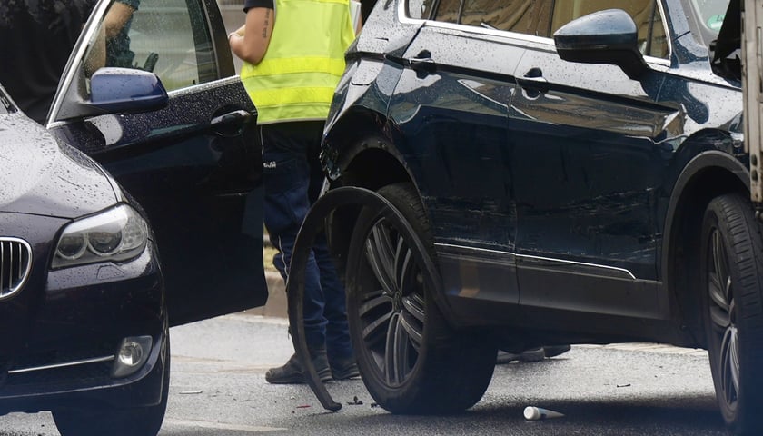 Wypadek przy ul. Kazimierza Wielkiego