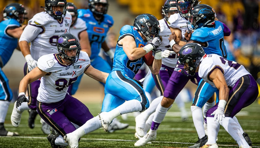 Zawodnicy Panthers Wrocław - Prague Lions