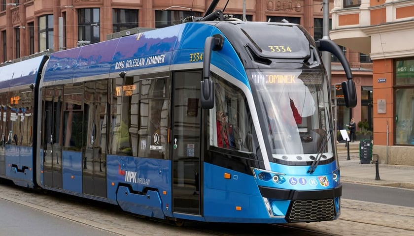 Zdjęcie ilustracyjne: tramwaj na ulicach Wrocławia