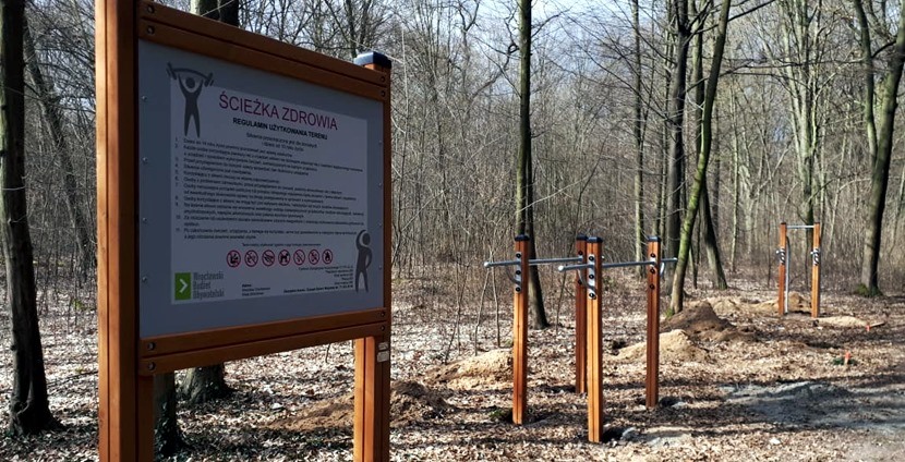 Ścieżka zdrowia w Lesie Osobowickim