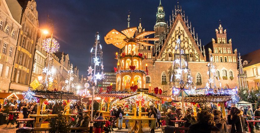 jarmark bożonarodzeniowy we Wrocławiu