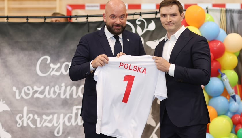 Na zdjęciu: Jacek Sutryk, Miron Mironiuk