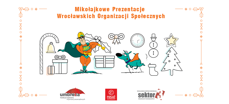 Mikołajkowe Prezentacje Wrocławskich Organizacji Pozarządowych, grafika projektu