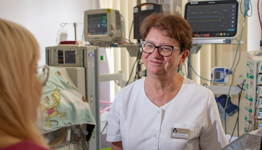 Prof. Barbara Królak-Olejnik, kierownik Kliniki Neonatologii Uniwersyteckiego Szpitala Klinicznego we Wrocławiu