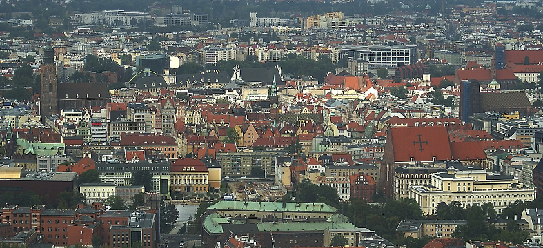 panorama Wrocławia, zdjęcie ilustracyjne
