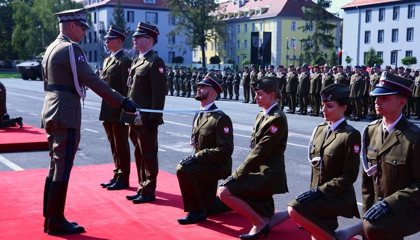 Promocja oficerska we wrocławskiej Akademii Wojsk Lądowych, 07.09.2024