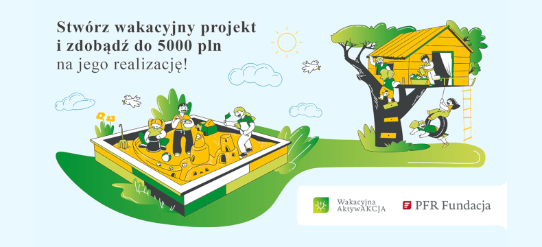 Wakacyjna AktywAKCJA - baner projektu