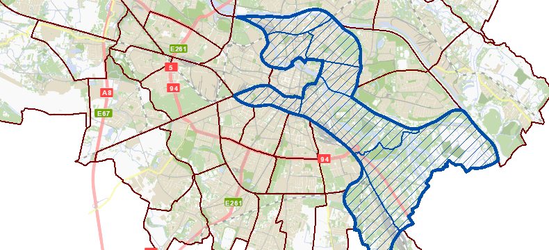 obszar rewitalizacji we Wrocławiu