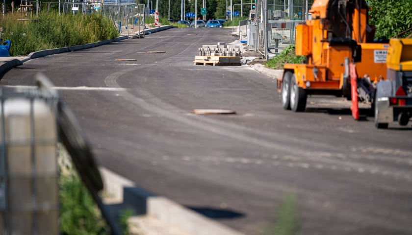 Budowa trasy dla komunikacji miejskiej na Jagodnie