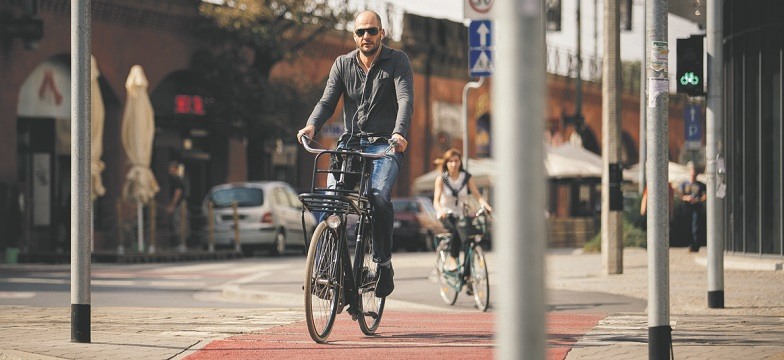 rowerzyści we Wrocławiu