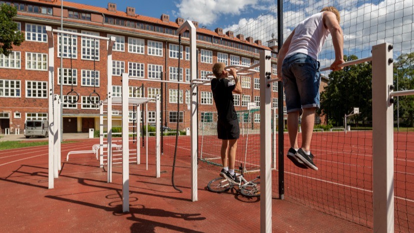 Zespół sportowo-rekreacyjny przy ul. Krajewskiego to jeden z projektów zrealizowanych w ramach WBO.