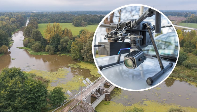 Dron wrocławskiej straży miejskiej pomagał w poszukiwaniach zaginionego