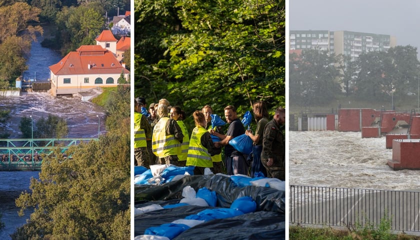 Wielka woda na Odrze zbliża się do Wrocławia, a na Bystrzycy sytuacja ma zacząć się stabilizować 