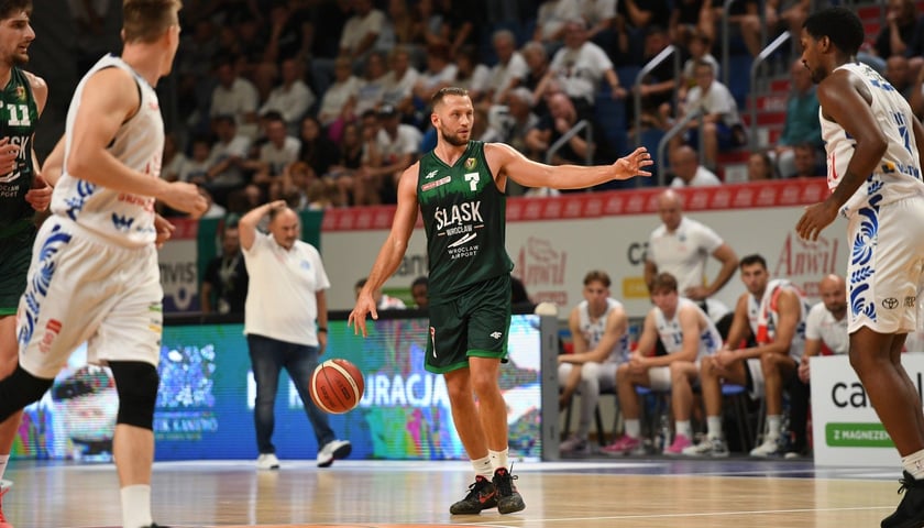 Marcel Ponitka w sparingu z Anwilem