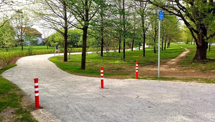 Trasa pieszo-rowerowa przy ulicy Koziej na Maślicach, projekt nr 328 z WBO 2020.
