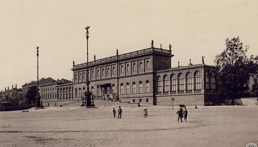Zamek Królów Pruskich. Rok 1896. Zdjęcie archiwalne