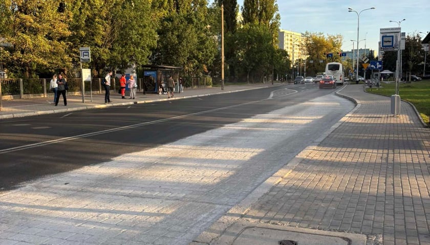 Zatoka autobusowa na ul. Borowskiej