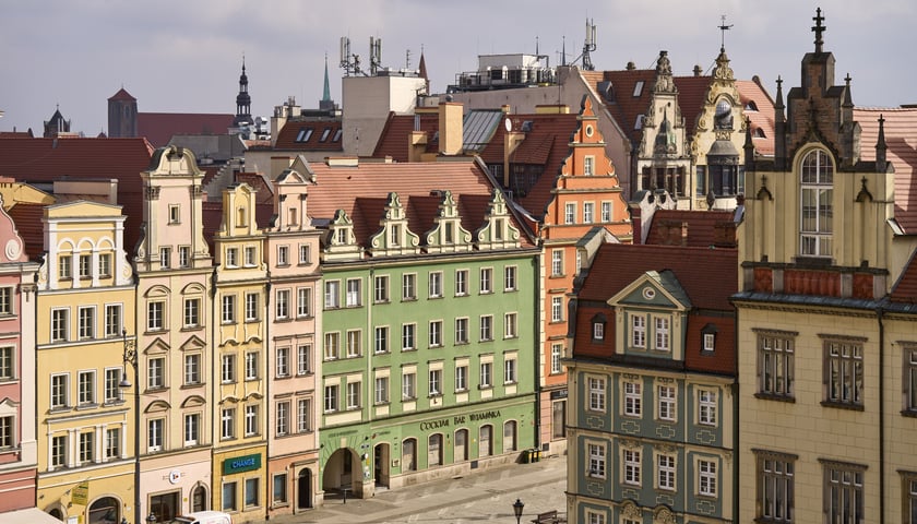Rynek we Wrocławiu.