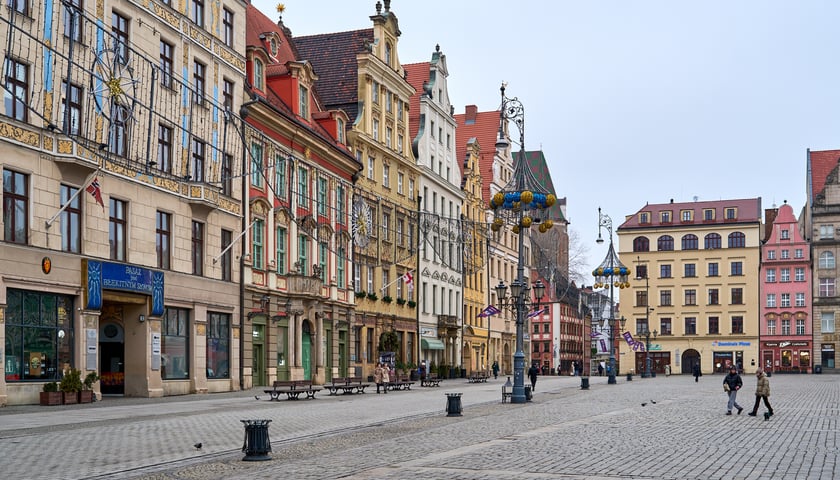 Rynek we Wrocławiu.