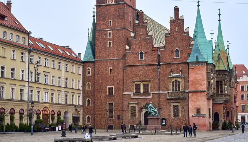 Rynek we Wrocławiu.