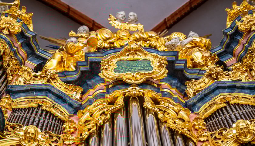 Wnętrze kościoła św. Elżbiety we Wrocławiu.