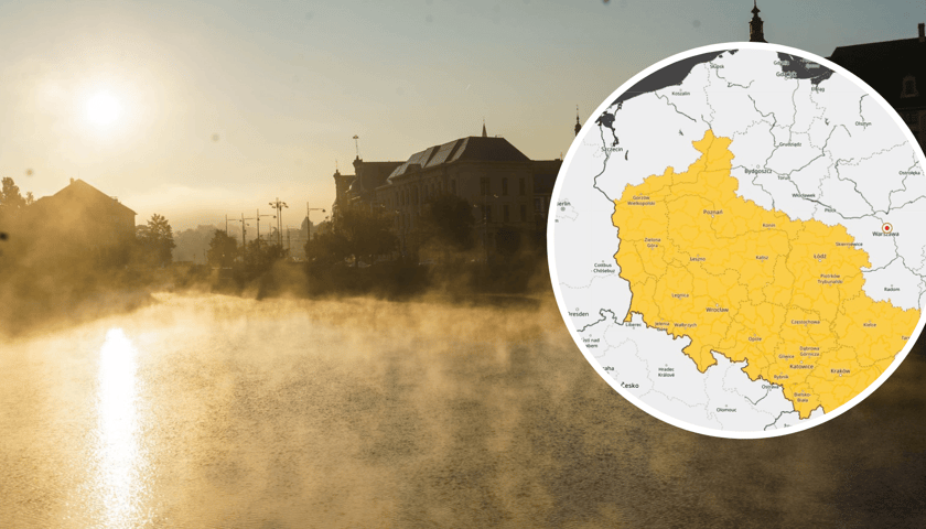 Uwaga! Gęsta mgła we Wrocławiu i na Dolnym  Śląsku już od poniedziałku (04.11.) z samego rana (OSTRZEŻENIE IMGW)